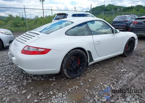 2007 Porsche 911 Carrera 4S/Carrera S из США, поврежденный, VIN WP0AB29987S731348